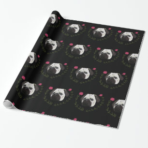 Pug Face, Dog Art Cadeaupapier