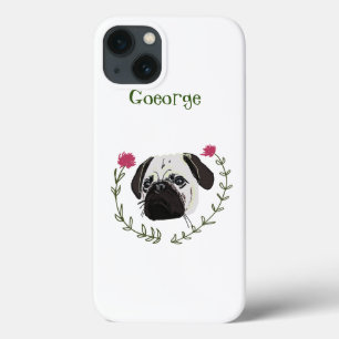 Pug Face, Dog Art Case-Mate iPhone Case