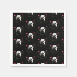 Pug Face, Dog Art Servet