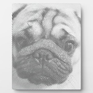 Pug Face Fotoplaat