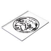 Pug Face-laptop Notitieboek (Linkerzijde)