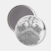 Pug Face Magneet (Voorkant / Achterkant)