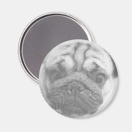 Pug Face Magneet (Voorkant / Achterkant)