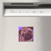 Pug Face Magnet (Insitu (Vaatwasser))
