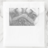 Pug Face Rechthoekige Sticker (Tas)