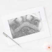 Pug Face Rechthoekige Sticker (Envelop)