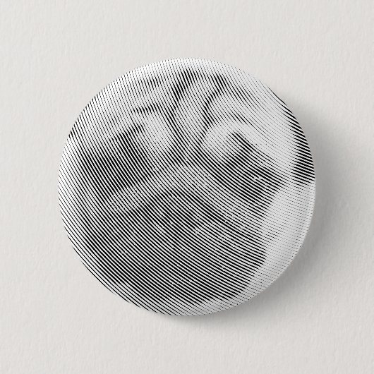 Pug Face Ronde Button 5,7 Cm (Voorkant)
