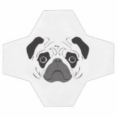 Pug Face Silhouette Voetbal (Enkel)