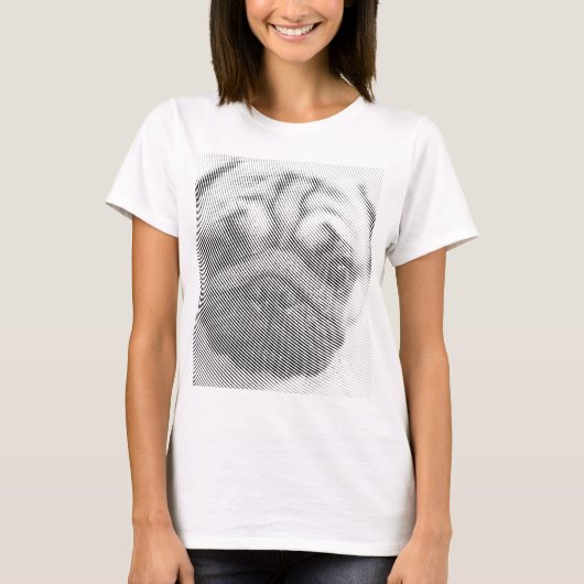 Pug Face T-shirt (Voorkant)