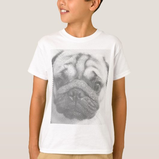 Pug Face T-shirt (Voorkant)