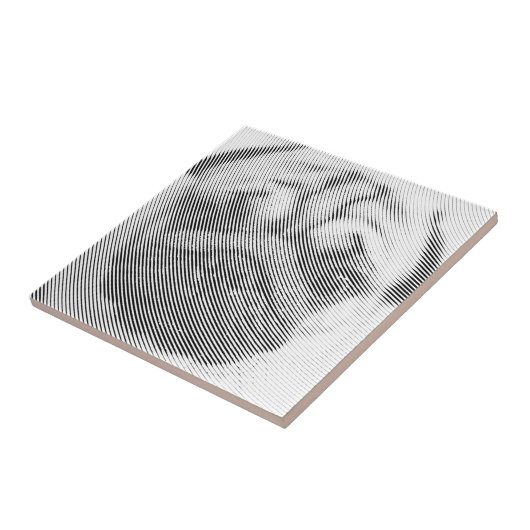 Pug Face Tegeltje (Zijkant)