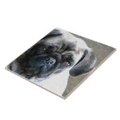 Pug Face Tegeltje (Zijkant)