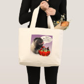 Pug (fawn) Halloween Snoep Grote Tote Bag (Voorkant (product))