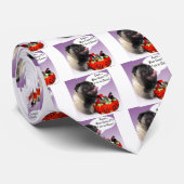 Pug (fawn) Halloween Snoep Stropdas (Opgerold)