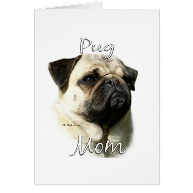 Pug (fawn) Mam 2 (Voorkant)