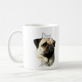 Pug (fawn) Mam 2 Koffiemok (Links)