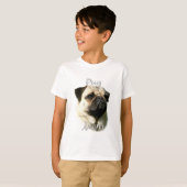 Pug (fawn) Mam 2 T-shirt (Voorkant volledig)