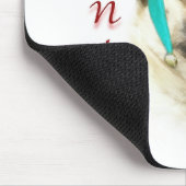 Pug (fawn) Santa Paws Muismat (Hoek)