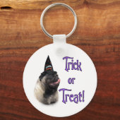 Pug (fawn) Trick Sleutelhanger (Voorkant)