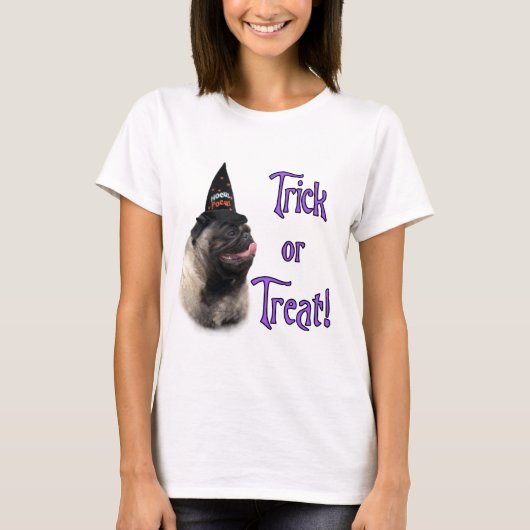 Pug (fawn) Trick T-shirt (Voorkant)