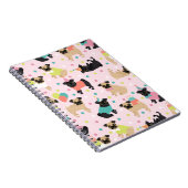 Pug-feestnotitieboek Notitieboek (Rechterzijde)