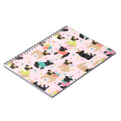 Pug-feestnotitieboek Notitieboek (Linkerzijde)