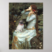 Pug (flauwte) - Ophelia Poster (Voorkant)