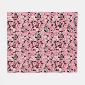 Pug Fleece Blanket (Voorkant (Horizontaal))
