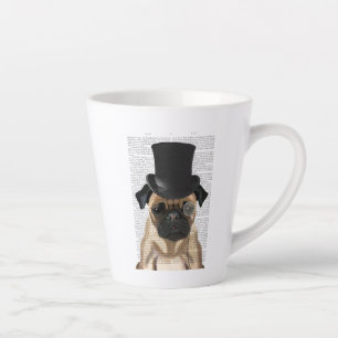 Pug, Formele hond en Pet Latte Mok