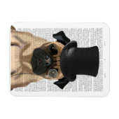 Pug, Formele hond en Pet Magneet (Horizontaal)