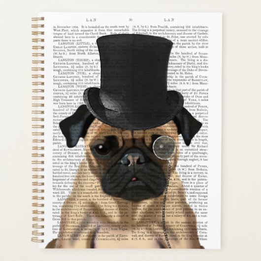 Pug, Formele hond en Pet Planner (Voorkant)