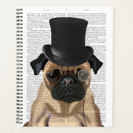 Pug, Formele hond en Pet Planner (Voorkant)