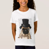 Pug, Formele hond en Pet T-shirt (Voorkant)