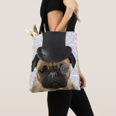 Pug, Formele hond en Pet Tote Bag (Dichtbij)