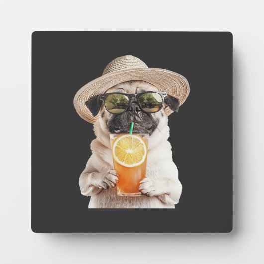 Pug fotoplaat (Voorkant)