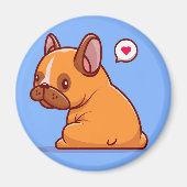 Pug/French Bulldog Magnet (Voorkant)