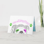 Pug Friendship Kaart (Achterkant)