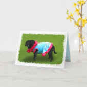 Pug Friendship Kaart (Gele Bloem)