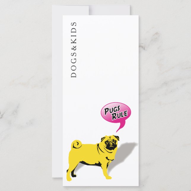 Pug Fun-Kaarten (Voorkant)