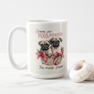 Pug Funny Christmas Dog Coffee Mok