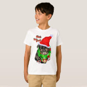 Pug Funny kerstcadeautjes T-shirt (Voorkant volledig)