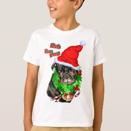 Pug Funny kerstcadeautjes T-shirt