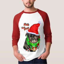 Pug Funny kerstcadeautjes T-shirt