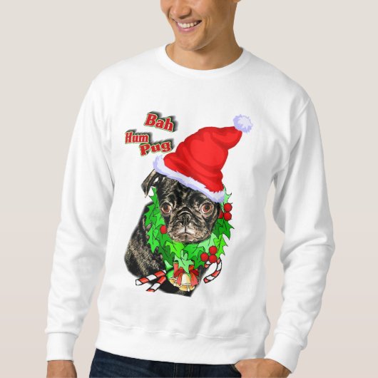 Pug Funny kerstcadeautjes Trui (Voorkant)