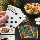 Pug, Geometrisch Mozaïek Pokerkaarten (Insitu)