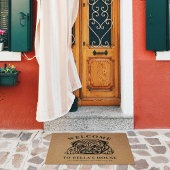 Pug gepersonaliseerd Hondenliefhebber familie Deurmat