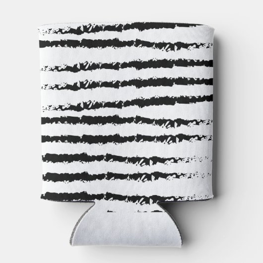 Pug gestript ontwerp blikjeskoeler (Achterkant)