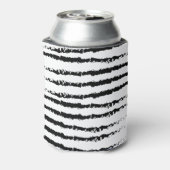 Pug gestript ontwerp blikjeskoeler (Blikje Achterkant)