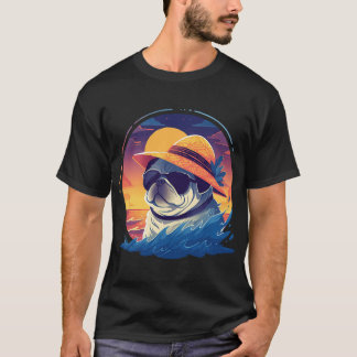 Pug gezicht hond t-shirt