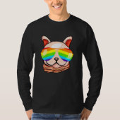 Pug Glasses Dog Sunbril Lesbian Outfit Trans Gi T-shirt (Voorkant)